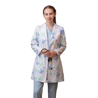 China Wear New Arrive Unisex Medical Knitted White Doctor Eco-friendly Uniform Coat for sale