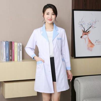 China Hot Selling Fashion Trendy Custom Design Doctor Nurse Uniform Hospital Uniforms Ladies White Lab Tenth Coat for sale