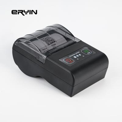 China Eryin 2021 Tooth Blue Black and White Thermal 58mm Miniature Tiny Portable Thermal Printer for sale