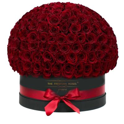 China 100% True Forever Natural Fresh Flower Luxury Wholesale Natural Eternal Gift For Preserved Rose In Box for sale