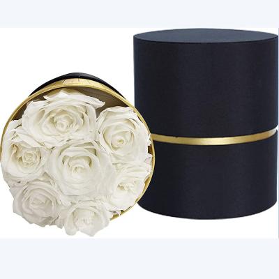 China Fashional Birthday Anniversary Handmade Fresh Valentine's Day Preserved Flower Boxes Roses for sale