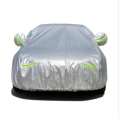 China Scratch-Resistant Anti-UV Dustproof Sports Film Aluminum Indoor Outdoor Sunscreen Car Full Covers For SUV Sedan for sale