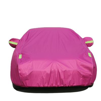 China Manufacturer Outdoor Polyester Water Proof Universal Soft Clear Different Size Car Cover for sale