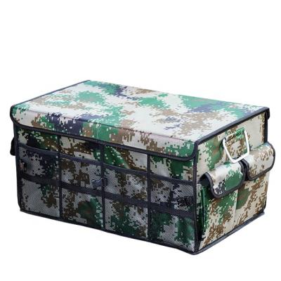 China 1680D Oxford Anti-scratch 36L 66L Large Capacity Collapsible Strong Durable Cargo Storage Container For Automobile for sale