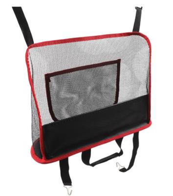 China Durable Popular Side Mesh Net Organizer Bag Car Seat Handbag Holder Storage for sale