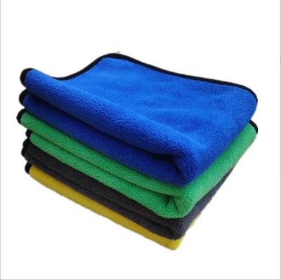 China Factory Wholesale Luxury 800g 40 x 60cm Thick Microfiber Towel Car Wash for sale