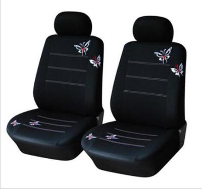 China Brief & Single Color Cheap Universal Fitted All Seasons 4 Pcs 9 Pcs Car Customized Seat Cover With Butterfly for sale