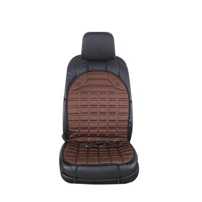 China Luxury Portable Winter Car Heater Cushion 12V Car Seat Cover Backrest Heater Pad for sale