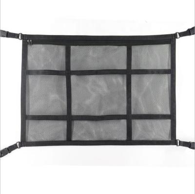 China Wholesale Strong Heavy Duty Adjustable Elastic Double Layer Car Ceiling Cargo Organizer For Sundries Storage for sale