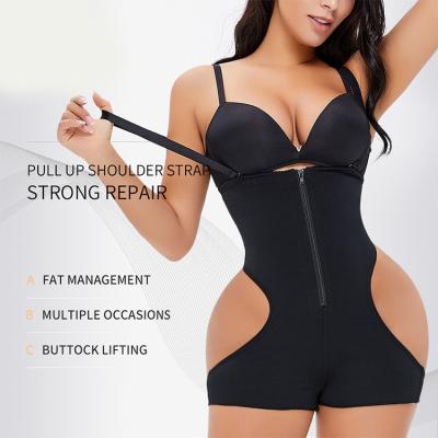 China Cavity Breathable Body Shaper Slimming Breathable Quick Dry Women Shaped Jumpsuit Underwear Brief Plus Size Shapewear Panties Lingerie for sale