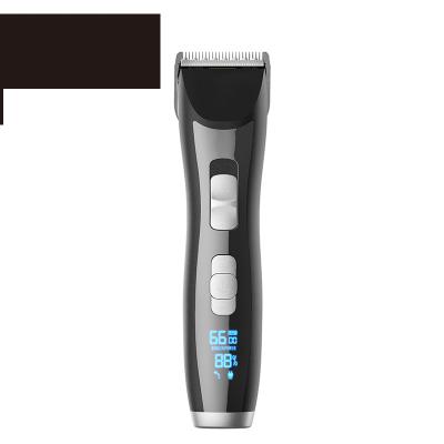 China With Base and Toolbox 2200mah High Quality Power LCD Display Professional Barber Hair Clipper Electric Cordless Filling Hair Trimmer for sale