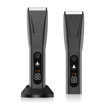 China Viable Wholesale Custom Professional Waterproof USB Rechargeable Electric Dog Cat Pet Hair Trimmer For Animals for sale