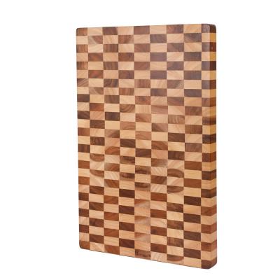 China Disposable wooden cutting board for kitchen thick chopper for sale