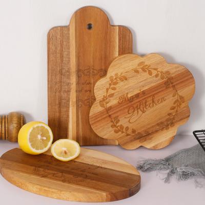 China Disposable Custom Logo Kitchen Bamboo Cutting Board for Vegetable, Fruit, Meat for sale