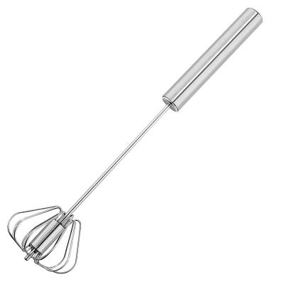 China Sustainable Egg Beater Stainless Steel Wire Beater Hand Push Mixer Semi Automatic Mixer for sale