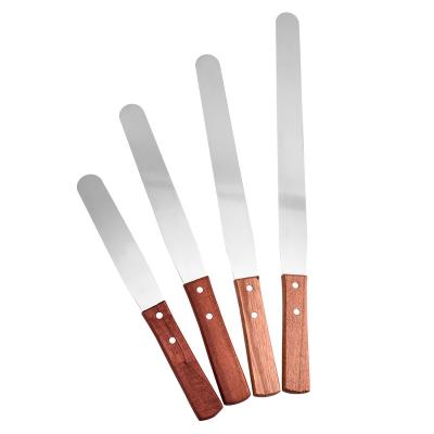 China Disposable Cake Icing Spatula Set Stainless Steel Cake Decorating Icing Spatulas for sale