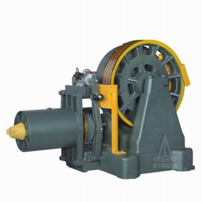 China VVVF Drive , Geared Traction Machine for Elevator , 0.63-2.5m/s Rated Speed for sale