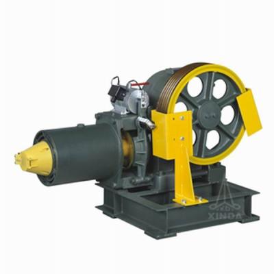 China Geared Traction Machine for Lift , 500kg - 630kg Rated Capacity for sale