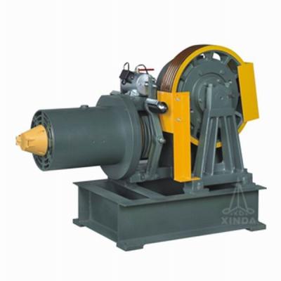 China Geared Elevator Traction Machine For Elevator , 1.0m/s YJ200A for sale