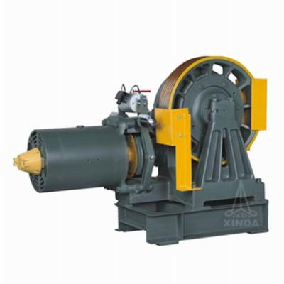 China Geared Traction Machine for Elevator , VVVF Drive for sale