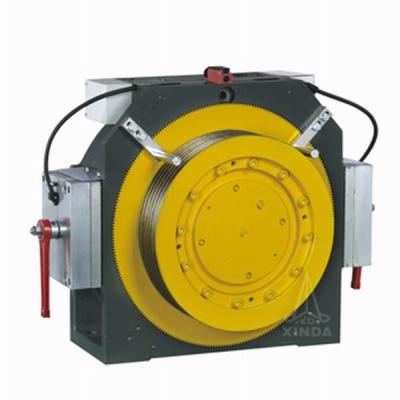 China Gearless Traction Machine / Motor 2:1 Ratio for sale