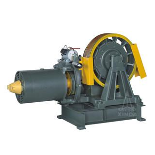 China VVVF Drive Geared Elevator Traction Machine , 7000kg Static Capacity YJ245-B for sale