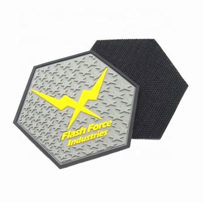 China Custom PVC Premium Soft Rubber 3d Patch Viable For Jacket for sale