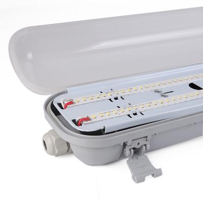 China WAREHOUSE/PARK/OUTSIDE 2ft fluorescent waterproof linear led plastic light fixture cover for boat for sale