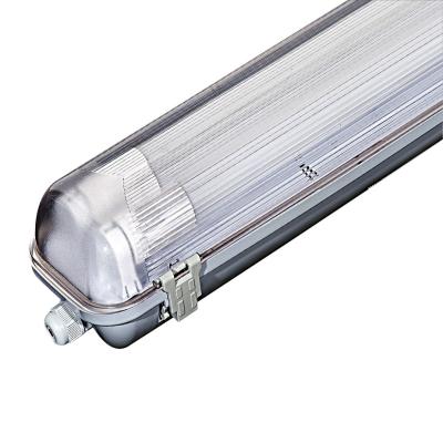 China Warehouse Led Fixture t8 Fluorescent Lamp Tri Proof Explosion Proof Fluorescent Light Fixture Cover Clips for sale