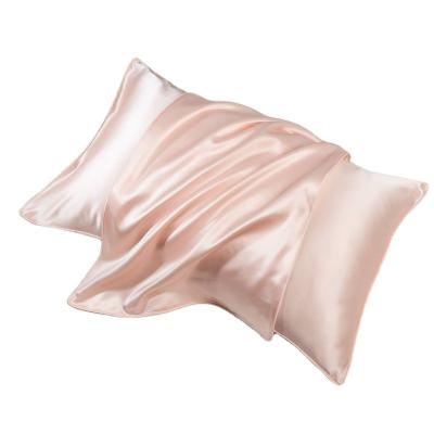 China Real Super Soft Silk Pillow Case 19mmMulburrySilk Cooling Pillow Case Gift Set 22mm Mulberry Packaging Luxury 100% Pure Silk Pillow Cases for sale