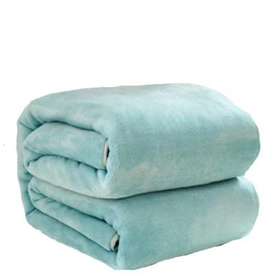 China Wholesale Cheap High Quality Custom Super Soft Flannel Fleece Double Sided Throw Blanket Anti-Static for sale