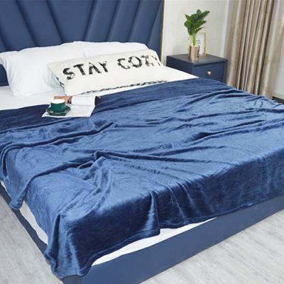 China Luxury Super Soft Polyester Anti-pilling Embossed Oversized Throw Flannel Fleece Blanket for sale