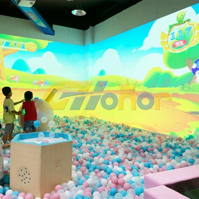 China Educational 3D Indoor Playground AR Mall Smash Interactive Virtual Projector Magic Interactive Ball Games For Sale for sale