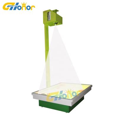 China Wooden Children's AR Projection Sandbox Interactive Multiplayer Game Interactive Projection Sandbox Game for sale