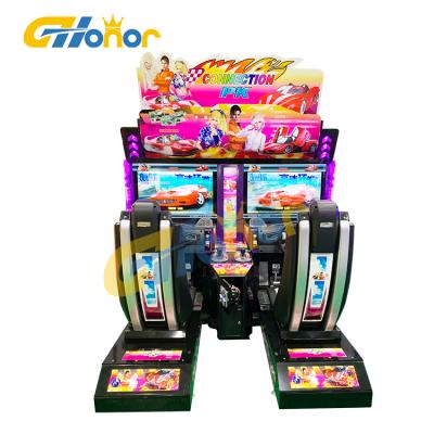 China Hardware+Acrylic+Wood G-Honor 32 Inch Dual Simulator Arcade Racing Car Game Slot Machine Second Players Arcade Games Outrun Car Twin for sale