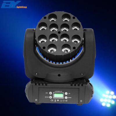 China Stage moving head light rgbw led 12x12w led satge mini moving lights event beam head moving head for sale