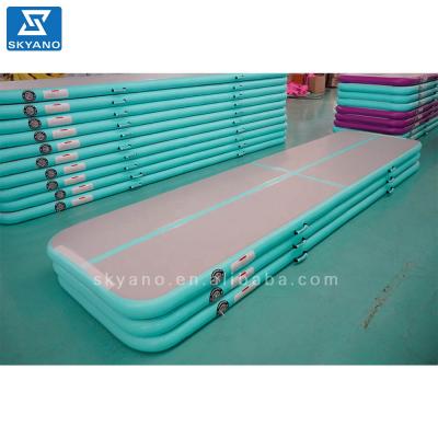 China Factory direct PVC inflatable air mat collapsing gymnasium air track for sale for sale