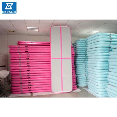 China Exercise Pink Gymnastics Mat Air Track In Gym Tumbling Mat for sale