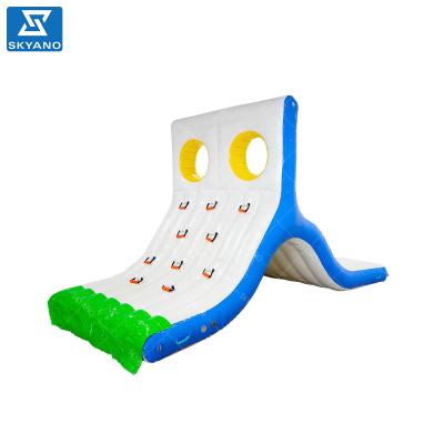 China Water parks floating climbing obstacle ladder in inflatable water park for sale