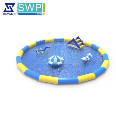 China 0.6-0.9mm PVC Tarpaulin Inflatable Swimming Pool Outdoor And Indoor for sale