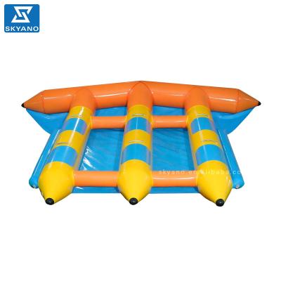 China Inflatable Fun Tube Boat Inflatable Flying Fish Towable Banana Boat for sale