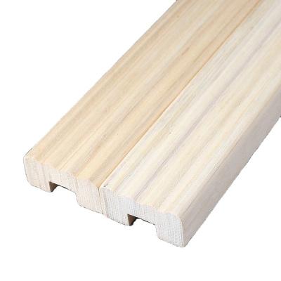 China Poplar Contemporary Glue E0 LVL Substrate Decorative Molding Baseboard With Roman Pillar Head Ceiling Window Door Wrap Groove Cornice for sale