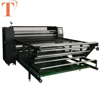 China Garment Shops CE Roller Calender 1.9M 1.7M Wide Roll To Roll Heat Transfer T-shirt Printing Machine for sale