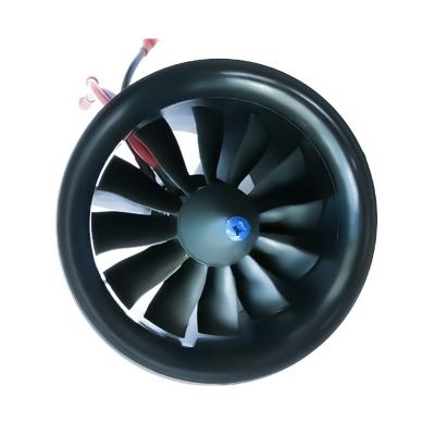 China dolls & Hobby Dual Density 64mm EDF 11 Blade Ducted Blower with 3500KV RC Brushless Motor Balance Tested for 3S/4S RC Jet Airplane for sale