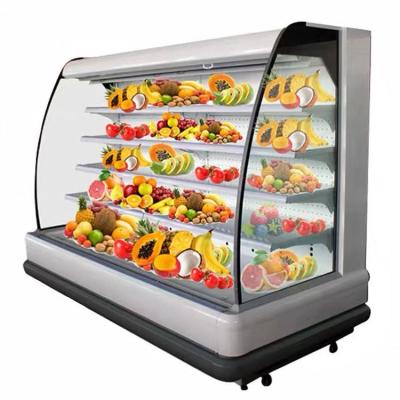 China Single-temperature Remote Multideck Cooler Multideck Dairy Cabinet Cooler For Supermarket for sale