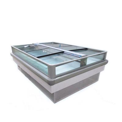 China Horizontal Single-temperature fridge equipment island freezer China factory seller supermarkt used island display freezer for sale