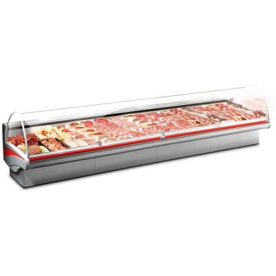 China Single-Temperature Refrigerated Butcher Display Fresher Meat Showcase for sale