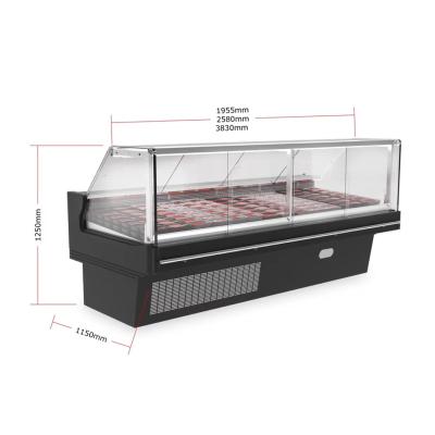 China Single-temperature freezer for deli food refrigerator for meat and fish for sale