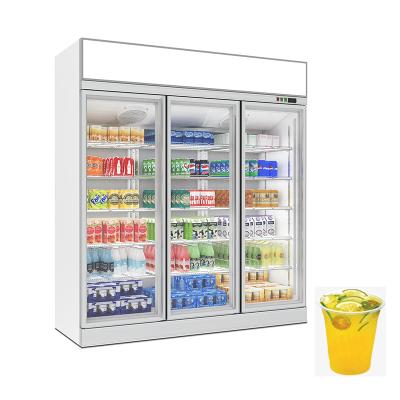 China Single-Temperature Display Commercial Refrigerator Single Door Glass Beer Fridge Beverage Cooler and Fridge for sale