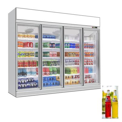 China Single-Temperature Soft Drinks Refrigerator Showcase Display Beverage Cooler Used Pepsi Cola Refrigerator Display Fridge for sale